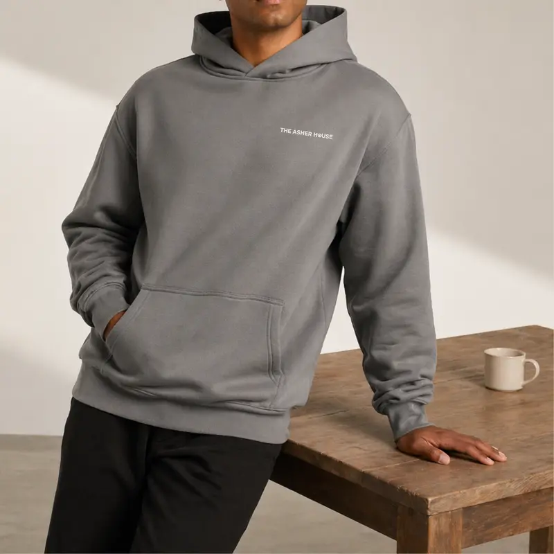 Classic Premium Logo Hoodie – Relaxed Fit, Unisex Sizes Up To 3Xl 1