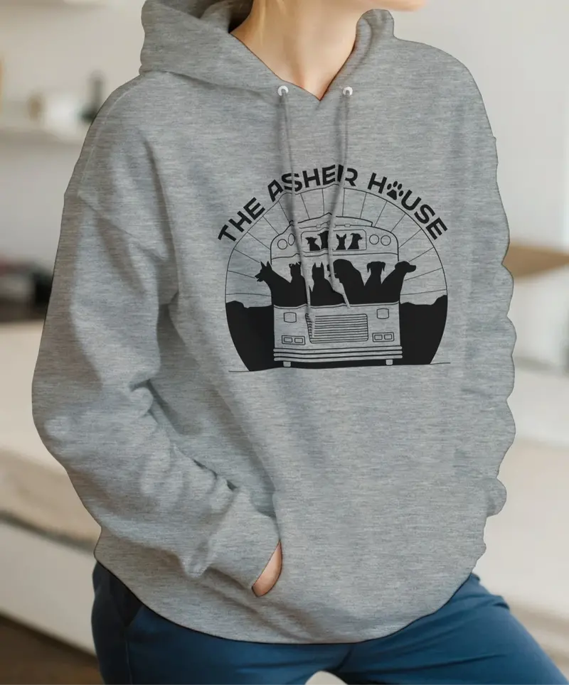Classic Unisex Bus-Themed Pullover Hoodie 1
