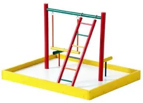 Cockatiel Court – Enrichment Playground For Cockatiels 1