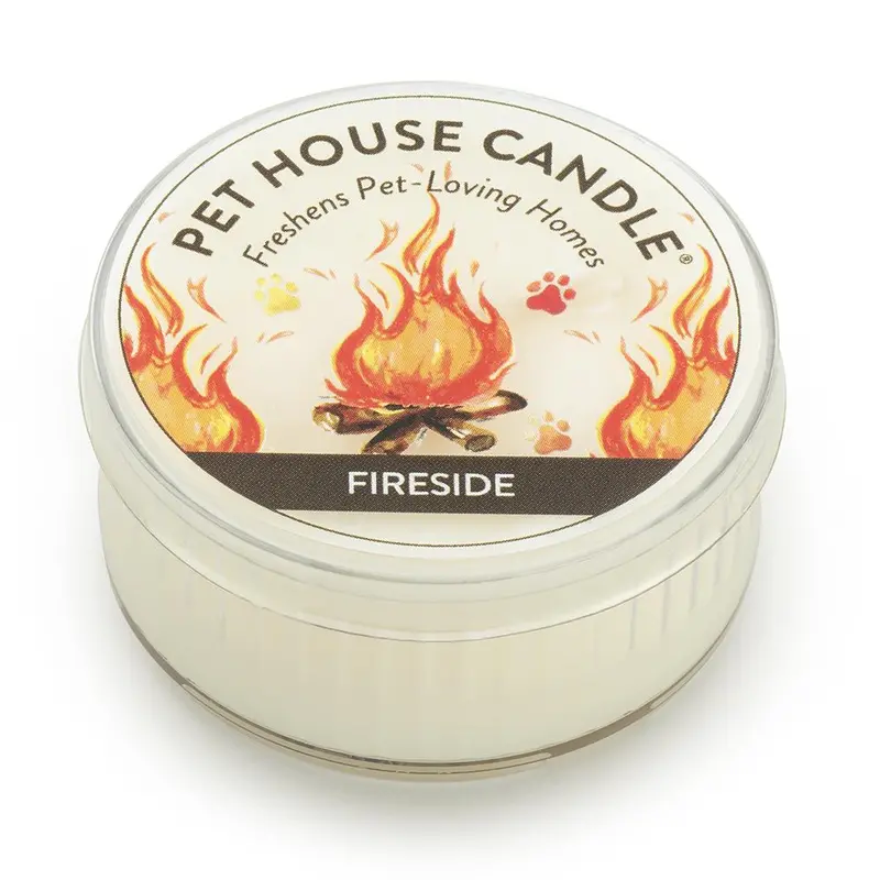 Cozy Fireside Mini Pet House Candle 1