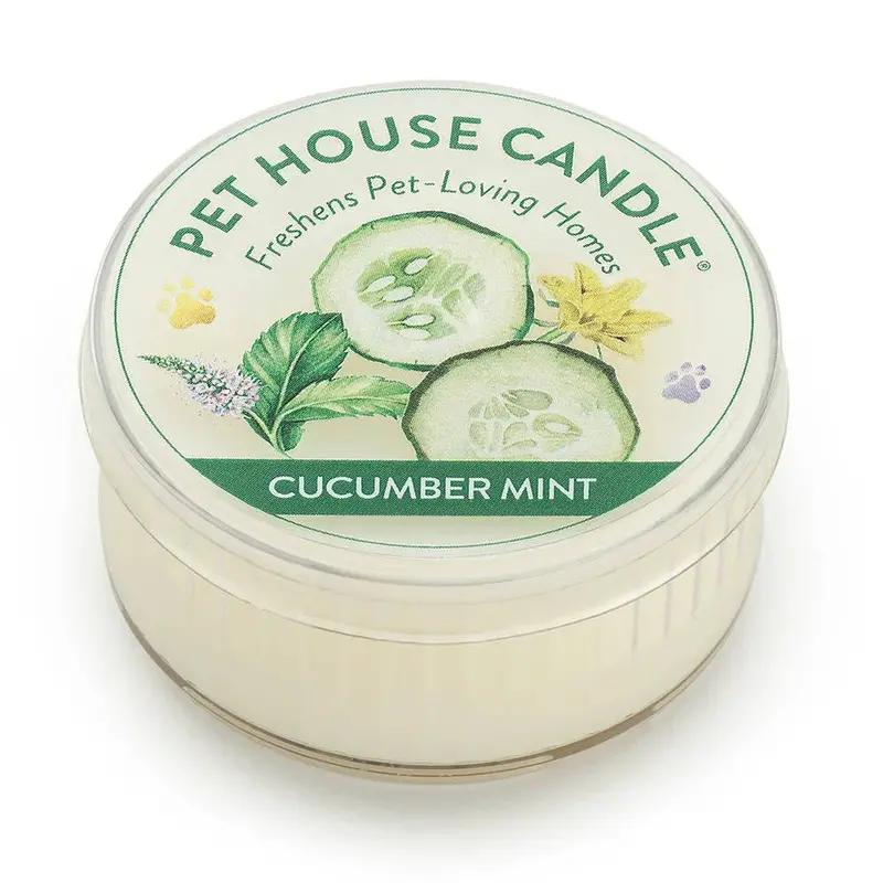 Cucumber Mint Mini Pet House Candle 1