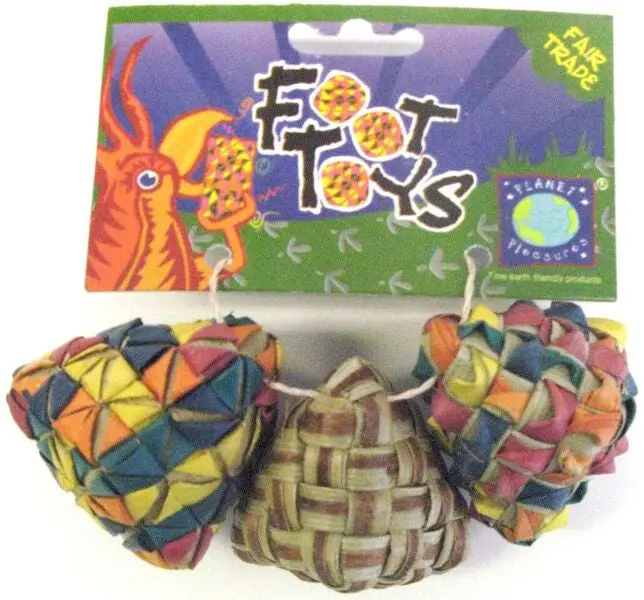Diamond-Woven Foot Toy For Birds 1