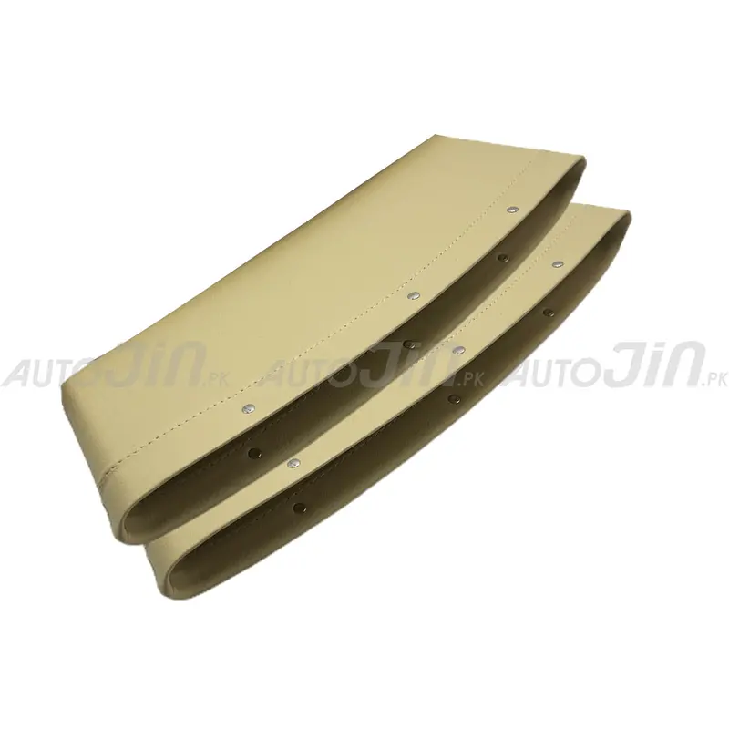 Dropstopper Dual-Pack Leather Seat Gap Filler – Beige Automotive Accessory 1