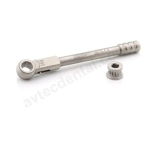 Dual-Function Hex And Square Implant Ratchet Wrench With Interchangeable Inserts 1