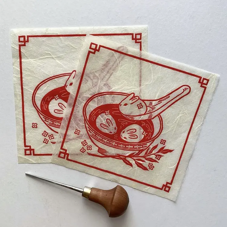 Dumpling Buns (Tangyuan) Art Print – Traditional Dessert Illustration By Huiyi Kuo 1