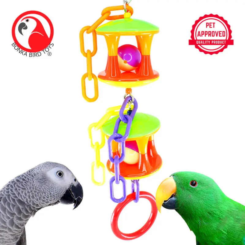 Duo Ball Swivel Chew Toy For Birds 1