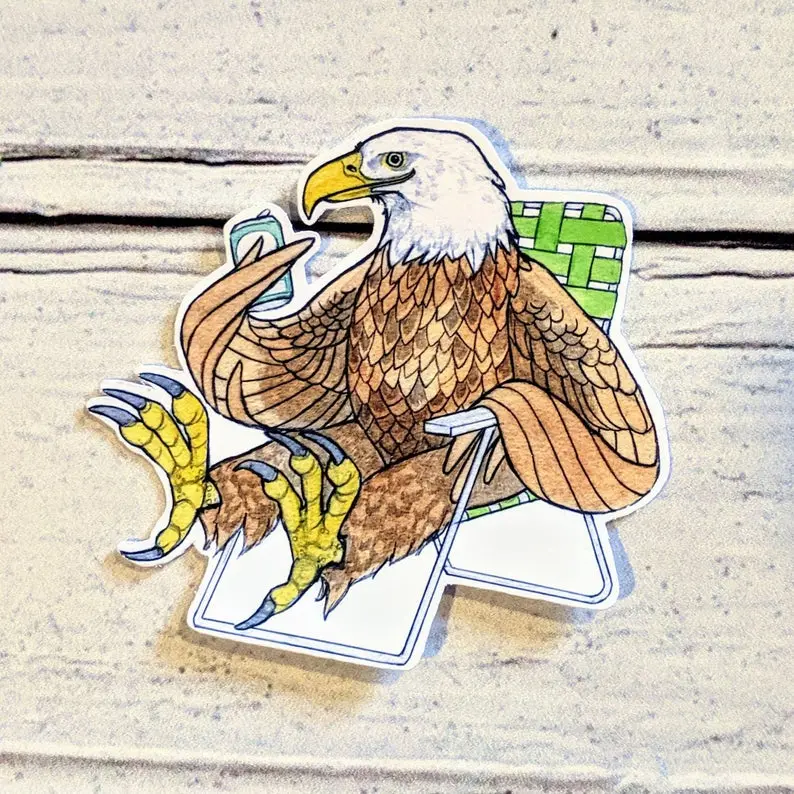Eagle Tailgate Decal By Sarah Ryan 1