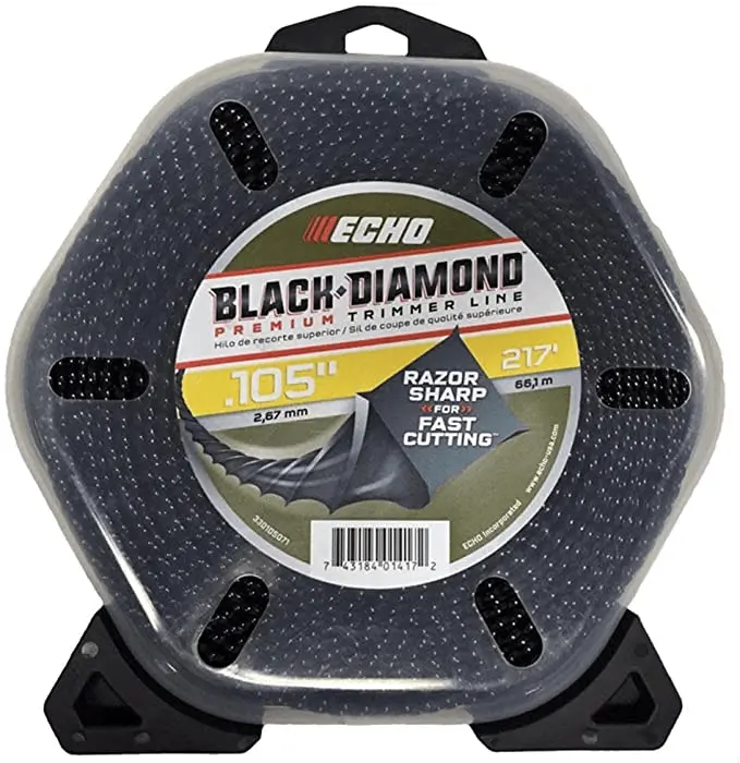 Echo Black Diamond Trimmer Line – Premium Round & Twisted Options For Durability 1