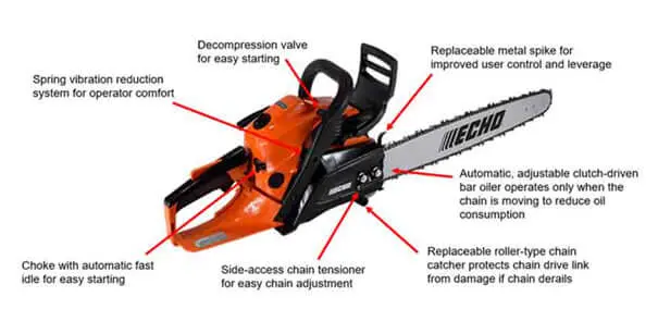 Echo Cs-4910-16 50Cc Commercial-Grade Chainsaw With 16-Inch Guide Bar 1