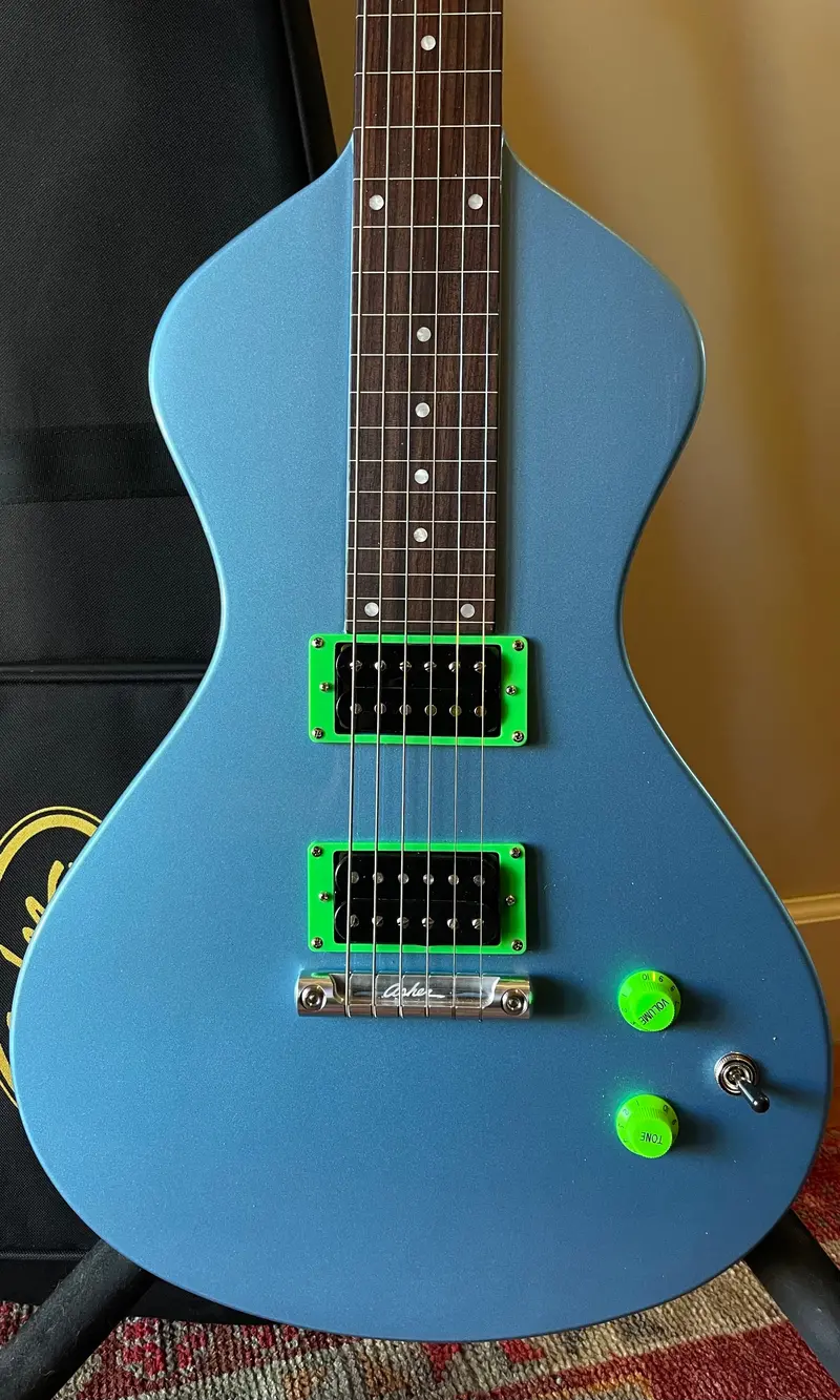 Electro Hawaiian® Junior Lap Steel 'Color X Series' – Lake Placid Blue With Gig Bag (In Stock) 1