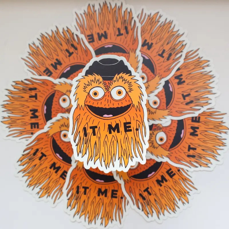 Exit343Design Gritty Texture-Themed Sticker 1
