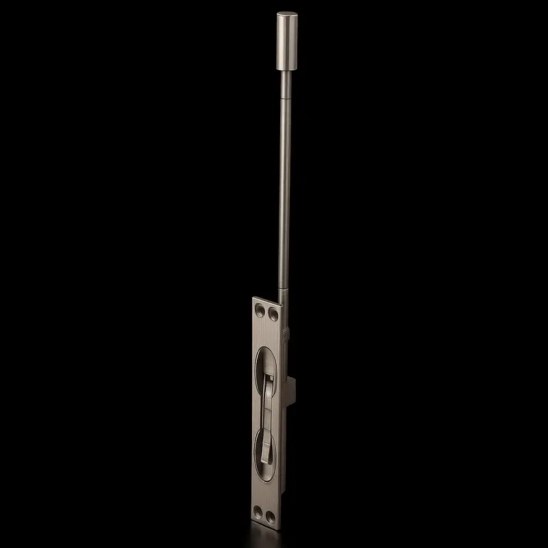 Extended Flush Bolt – Heavy-Duty Door Alignment Hardware 1