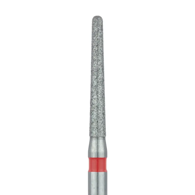 Extended-Length Round-End Tapered Chamfer Diamond Bur — 1.4Mm Diameter, Fine Grit, Fg-852F-014-Fg 1