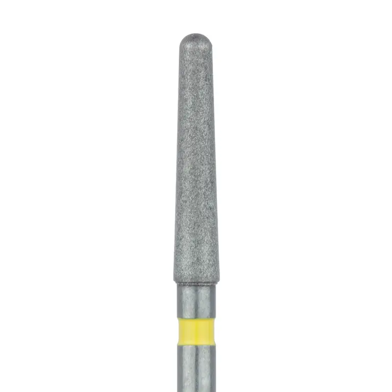 Extended-Length Round-End Tapered Chamfer Diamond Bur — 1.8Mm Diameter, Extra-Fine Grit, Fg-852C-018-Fg 1