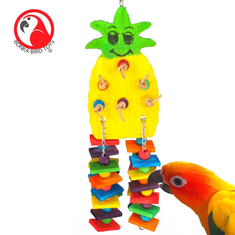 Extra-Large Pineapple Chew Toy For Birds 1