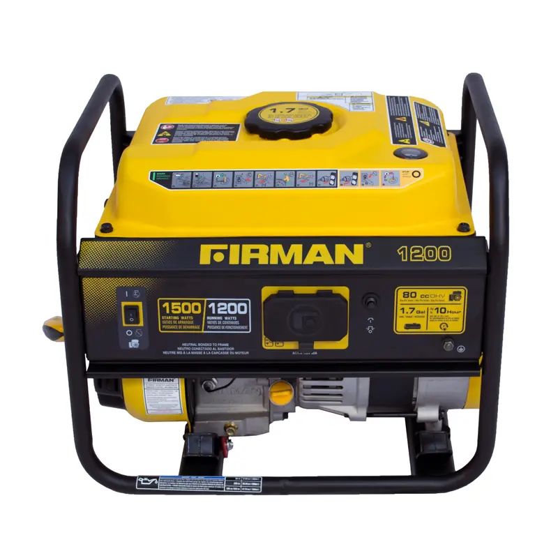 Firman P01201 1500/1200W Ultra-Compact Recoil-Start Generator – Carb & Cetl Certified 1