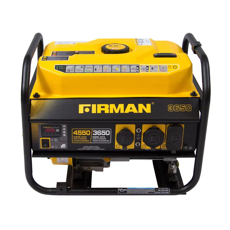 Firman P03601 4550/3650W Recoil-Start Gas Generator – Cetl Safety Certified 1