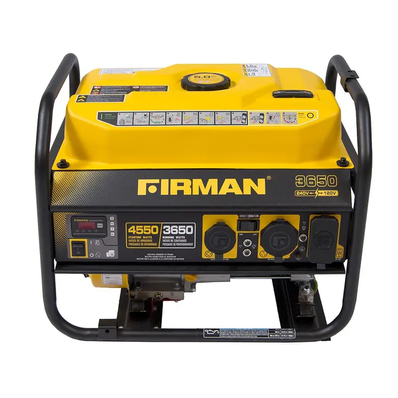 Firman P03606 4450/3650W Gas-Powered Recoil-Start Generator – Epa-Compliant 1