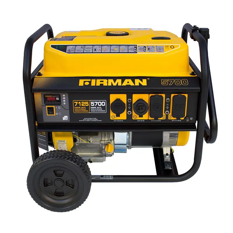Firman P05701 7125/5700W Heavy-Duty Gas Generator – Recoil Start, Epa-Only Compliance 1
