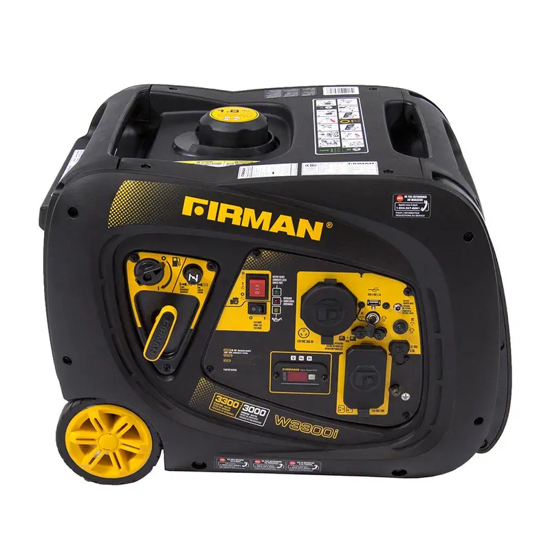 Firman W03082 3300/3000W Rv-Ready Inverter Generator – Electric Start, Usb Port, Carb & Cetl 1