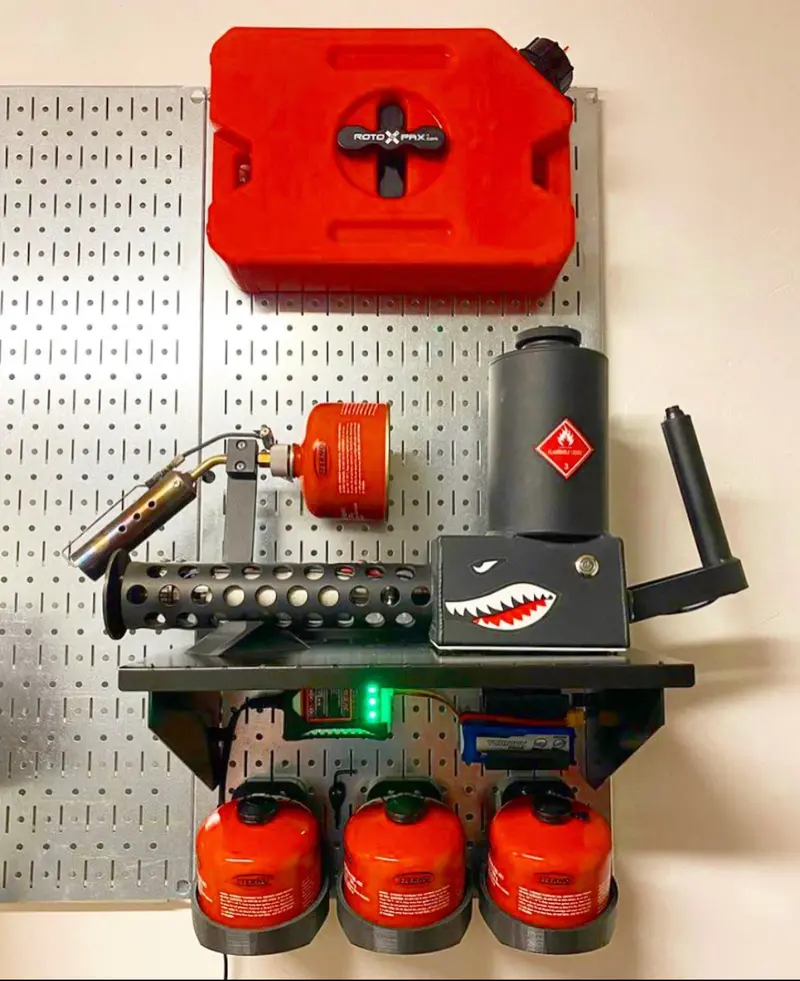 Flamethrower Organization Workstation 1
