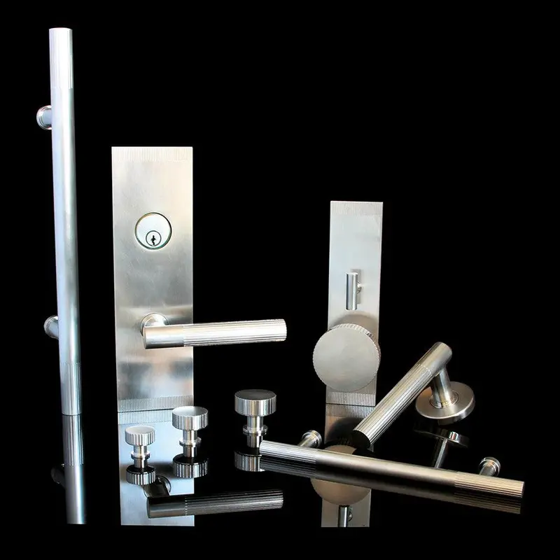 Fluted Door Lever – Ramsa Design (Model 5820) 1