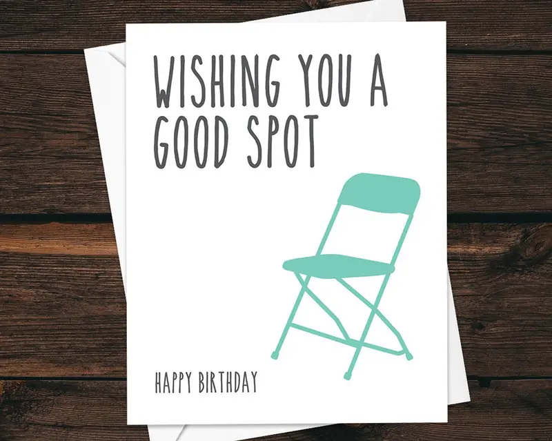 Frankadelphia ‘Good Spot’ Happy Birthday Greeting Card 1