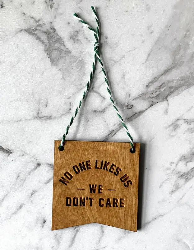 Frankadelphia 'No One Likes Us' Philly-Themed Ornament 1