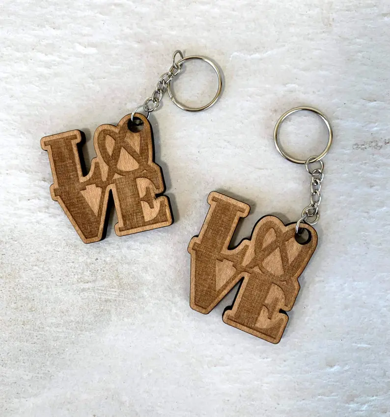 Frankadelphia Philadelphia Love Keychain 1