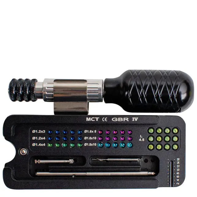 Gbr Membrane Stabilization Kit Iv (30 Screws + 12 Bone Tacs) 1