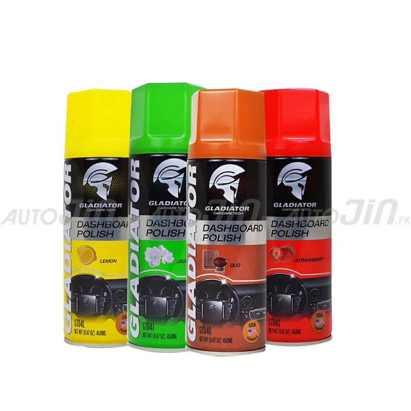 Gladiator Dashboard Polish (2-Pack) – Uv-Resistant Interior Shine Formula 1