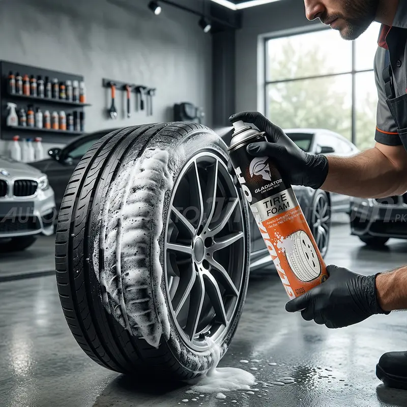 Gladiator Gt03S Tire Foam Cleaner – 650Ml Foaming Degreaser For Wheels & Tires 1