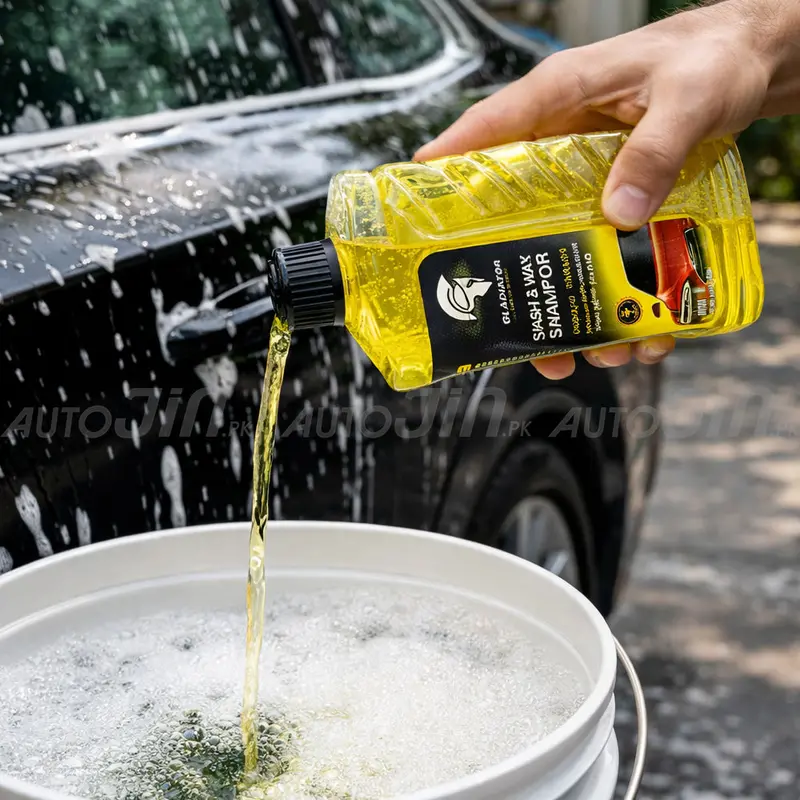 Gladiator Wash & Wax Shampoo — 450Ml All-In-One Car Cleaning Formula (Gt30) 1