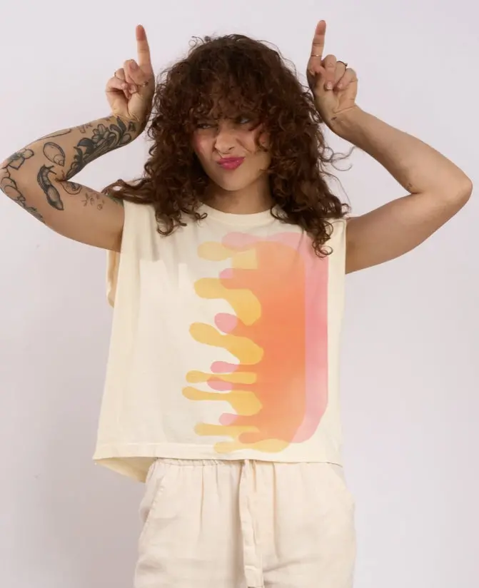 Go To The Devil Blob Muscle Graphic Tee 1