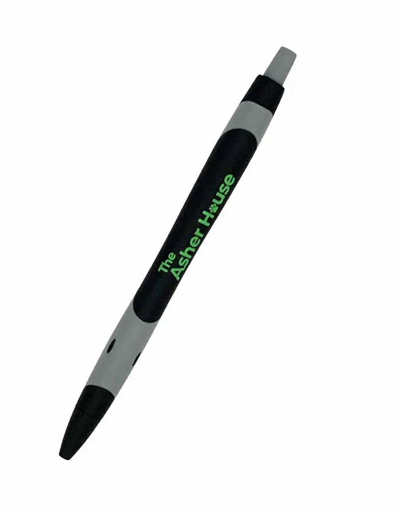 Gray Custom Logo Promotional Pen 1