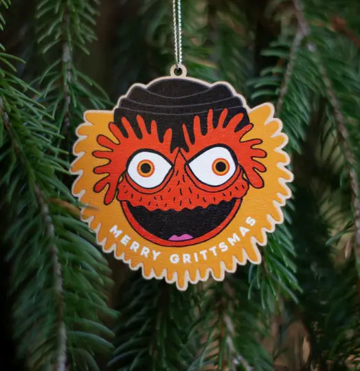 Gritty Mascot Holiday Ornament By Exit343Design 1
