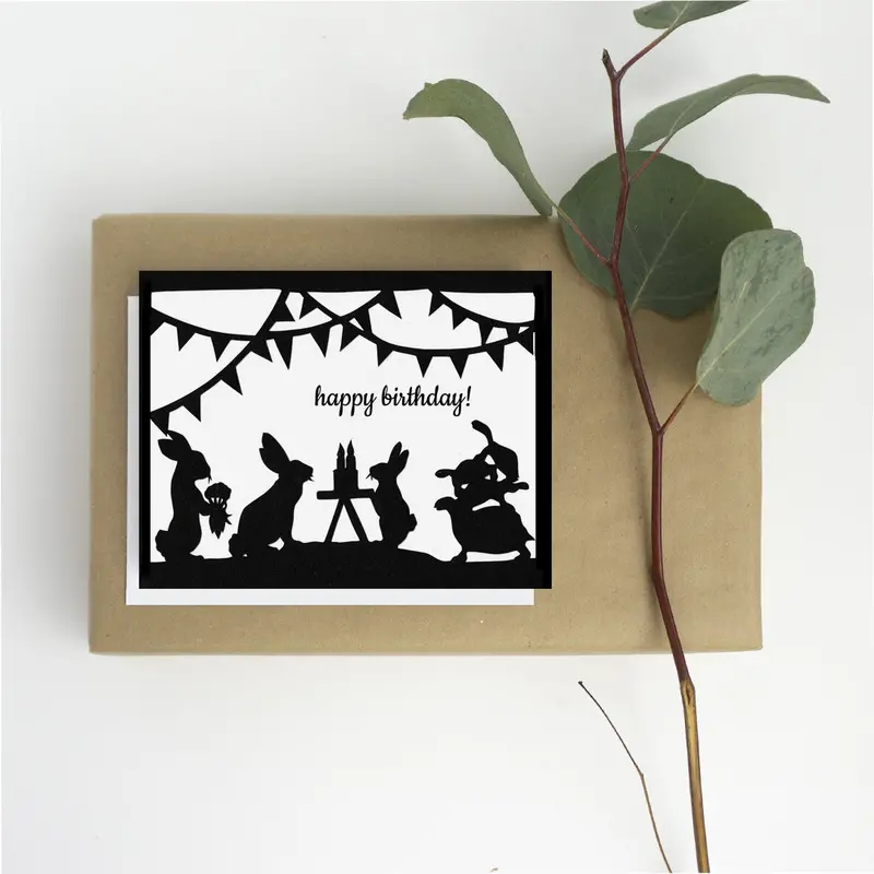 Happy Birthday Greeting Card By Squirrel Tacos 1