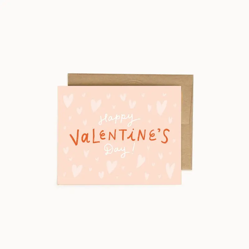 Happy Valentine’S Day Illustrated Card By Hello Doodle 1