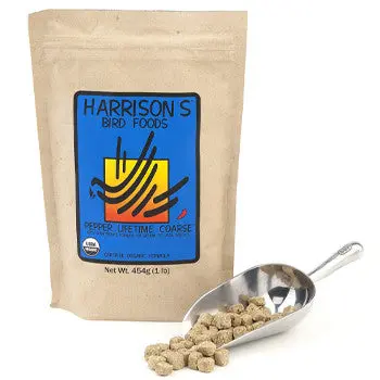 Harrison'S Pepper Lifetime Coarse Pellets – Organic Daily Diet For Mature Birds 1