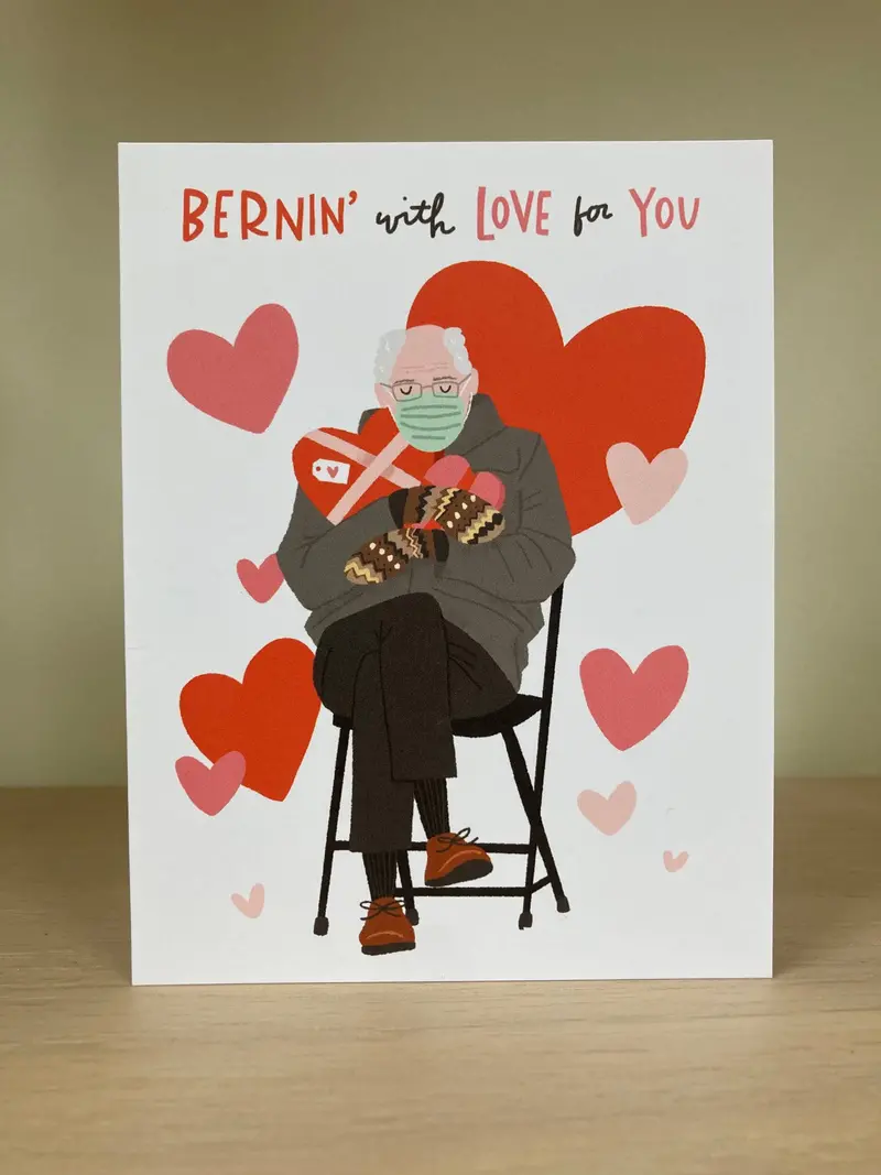 Hello Doodle Bernin Love-Themed Greeting Card 1