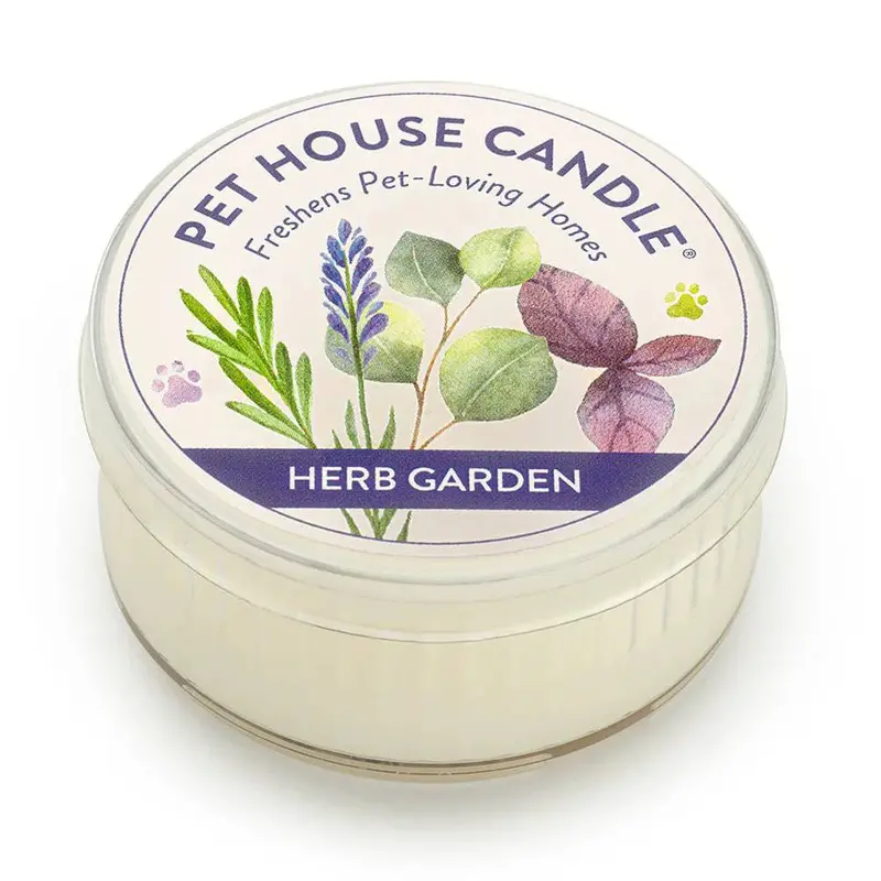 Herb Garden Mini Pet House Candle 1