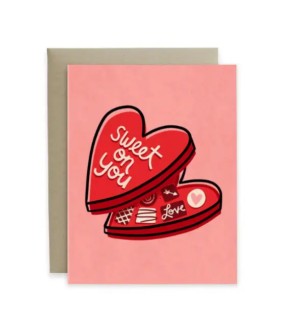 Hideaway House 'Sweet On You' Hand-Illustrated Card 1
