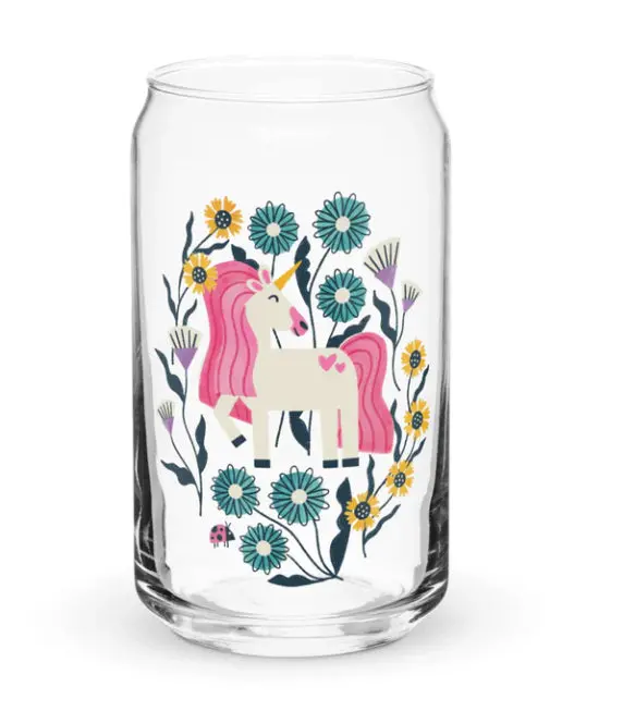 Hideaway House Unicorn-Themed Beverage Can 1