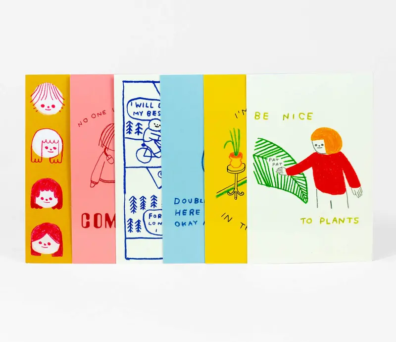 Hiller Goodspeed Six-Card Postcard Set — Artistic & Thoughtful 1