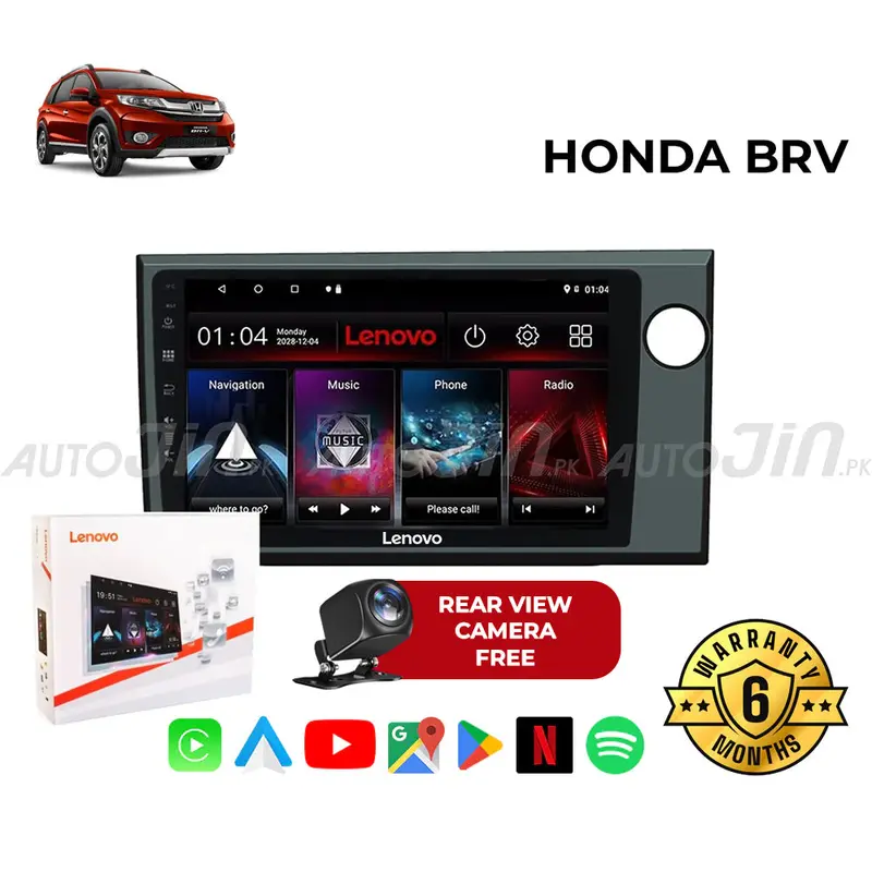 Honda Br-V Android Multimedia Head Unit With Gps, Wi-Fi, Mirrorlink & Rear Camera (6-Month Warranty) 1