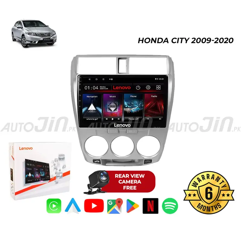 Honda City (2009–2020) Android Car Multimedia System – Touchscreen Gps Navigator, Wi-Fi, Mirrorlink & Free Rearview Camera 1