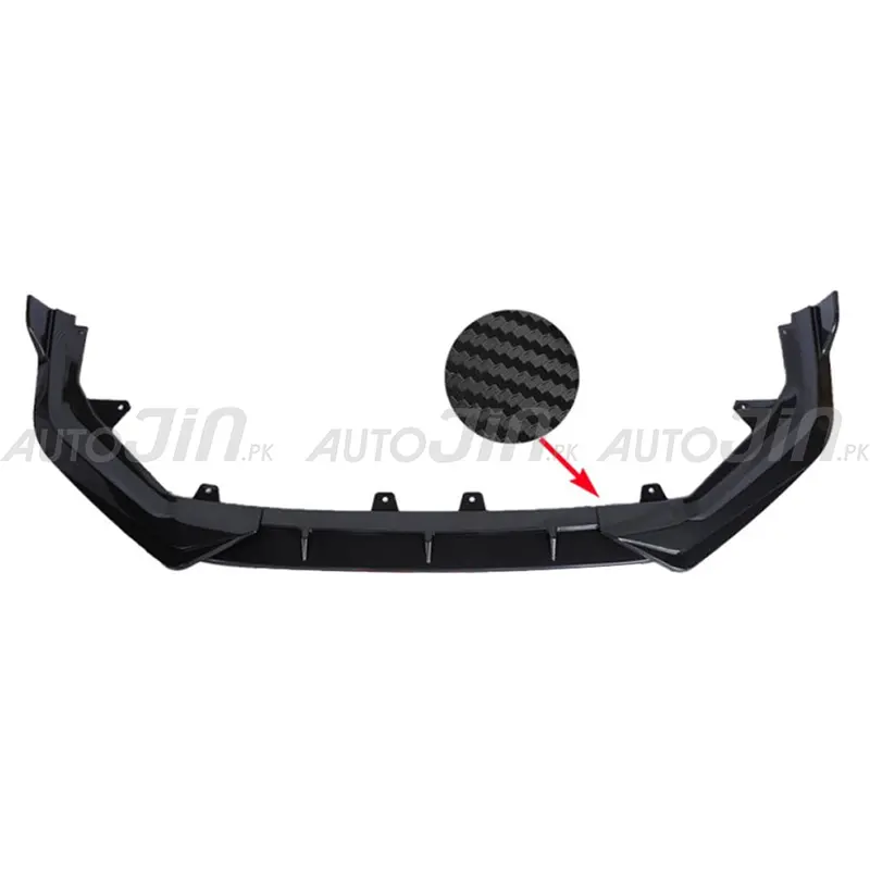Honda Civic Front Bumper Lip (2022–2023) – Lightweight Carbon Fiber 1