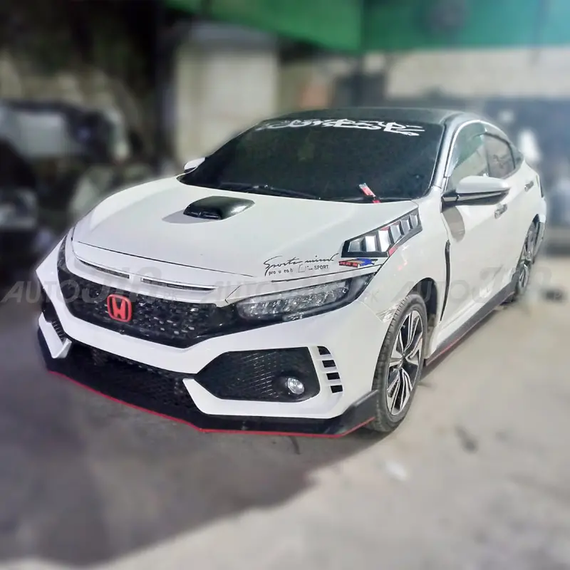 Honda Civic Type R Body Kit – Unpainted Finish (2016–2021) 1