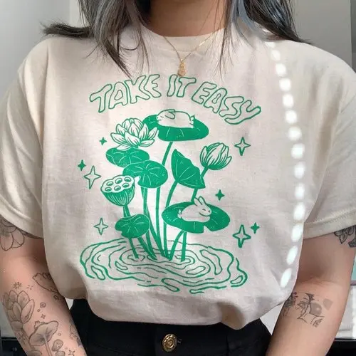 Huiyi Kuo – Take It Easy Relaxed-Fit T-Shirt 1