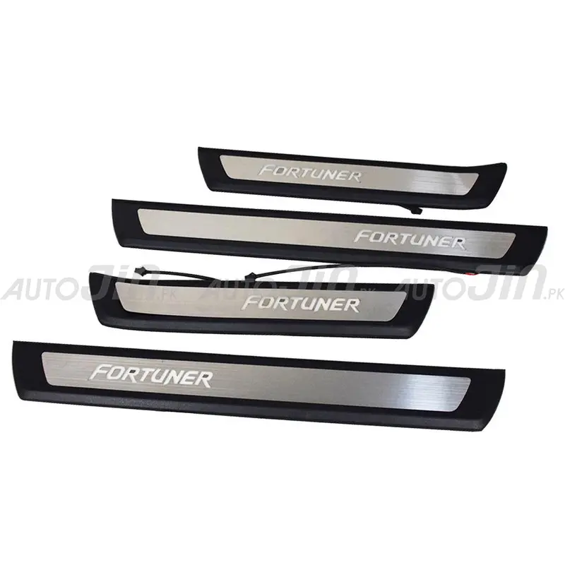 Illuminated Led Door Sill Plates For Toyota Fortuner (2016–2019) 1